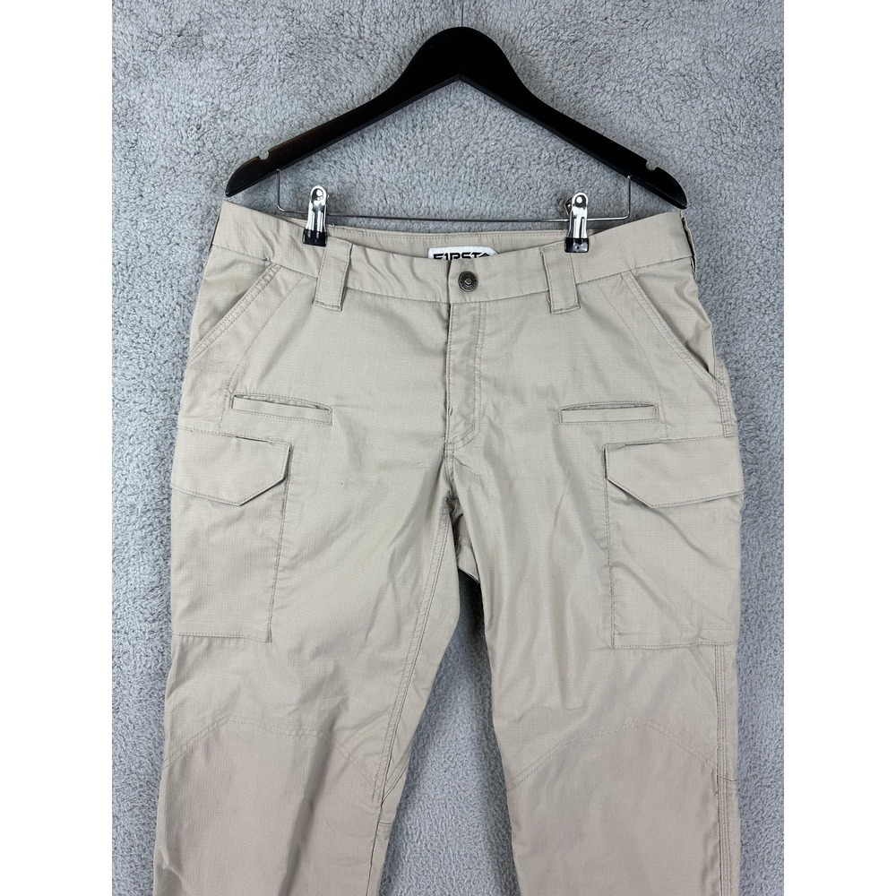 First Tactical Pants Womens 20 Beige Cargo Outdoor Workwear Safari Army Rugby